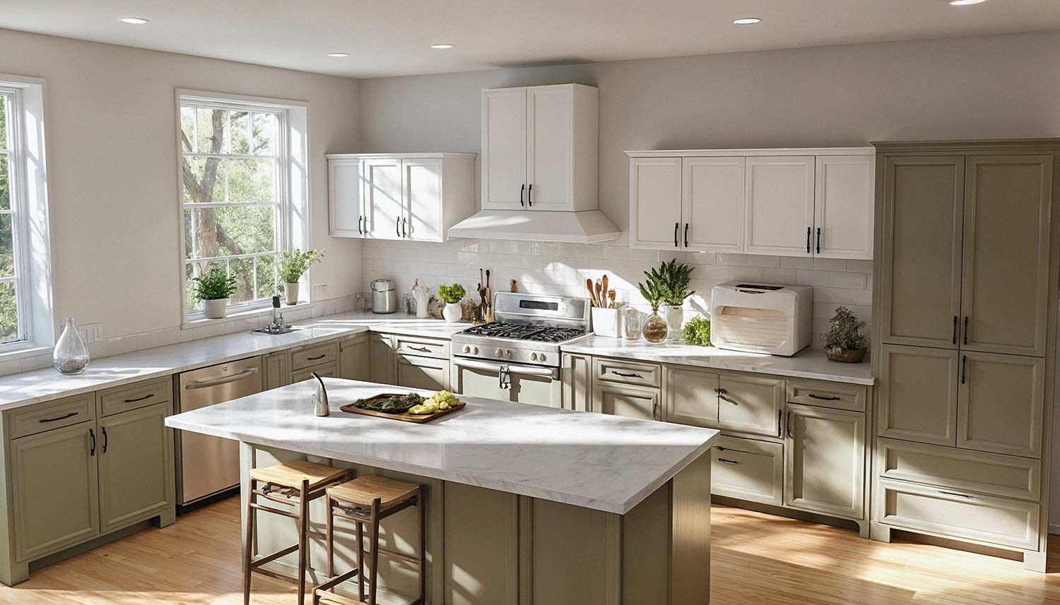Kitchen Cabinet Makeover Ideas: Transform Your Space with Color - Bryce ...