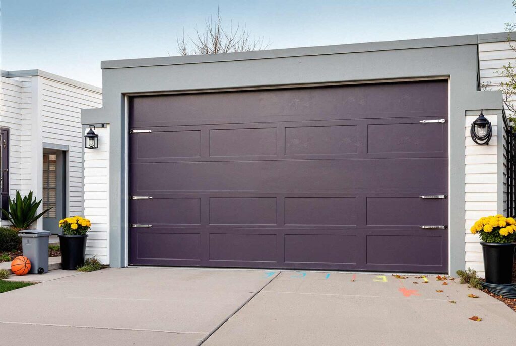 Dark Grayish Plum Garage Door With Silver Hardware, garage door colors, garage door paint ideas, modern garage door colors, garage door color schemes, best garage door colors, curb appeal, garage door painting ideas, Garage Door Colors, Garage Door Hues, Garage Door Shades, Garage Door Tints, Garage Door Paint Ideas, Garage Door Coating Concepts, Garage Door Finishing Suggestions, Garage Door Color Inspirations, Modern Garage Door Colors, Contemporary Garage Door Hues, Trendy Garage Door Shades, Current Garage Door Colors, Garage Door Color Schemes, Garage Door Color Combinations, Garage Door Color Palettes, Garage Door Color Arrangements, Best Garage Door Colors, Top Garage Door Hues, Ideal Garage Door Shades, Recommended Garage Door Colors, Curb Appeal, Exterior Charm, Street Appeal, Home Aesthetics, Garage Door Painting Ideas, Garage Door Painting Concepts, Garage Door Painting Inspirations, Garage Door Painting Suggestions