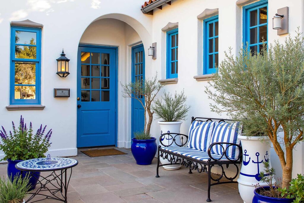 Mediterranean Courtyard Entrance with White Stucco and Azure Blue Accents, coastal decor Phoenix, Maritime design Scottsdale, Seaside decor Arcadia, Ocean-inspired design near me, Beach-style decorating nearby, Coastal interior design painter, Shoreline aesthetics and painting, Painting Oceanfront style, Coastal home design, Maritime home decor, Seaside-inspired design, nautical decor, Maritime theme, Sailor style, Ship-inspired design, Navy design, Maritime motif, Seafaring style, Marine decor, Boating-inspired design, Harbor style, Maritime aesthetic, beach house decor, Oceanfront home style, Seaside home design, Coastal living decor, Beach cottage style, Shoreline home design, Coastal retreat decor, Beach-inspired home, Seaside living style, Ocean house design, Beach bungalow decor, Related Long-tail Keywords: , How to create coastal style at home, Beach house paint colors, Coastal color schemes for homes, Maritime-inspired room designs, Beach house interior paint ideas, Coastal exterior paint combinations, Nautical color palettes for homes, Beach-inspired home makeover, Coastal paint colors for desert homes, Maritime design for modern homes