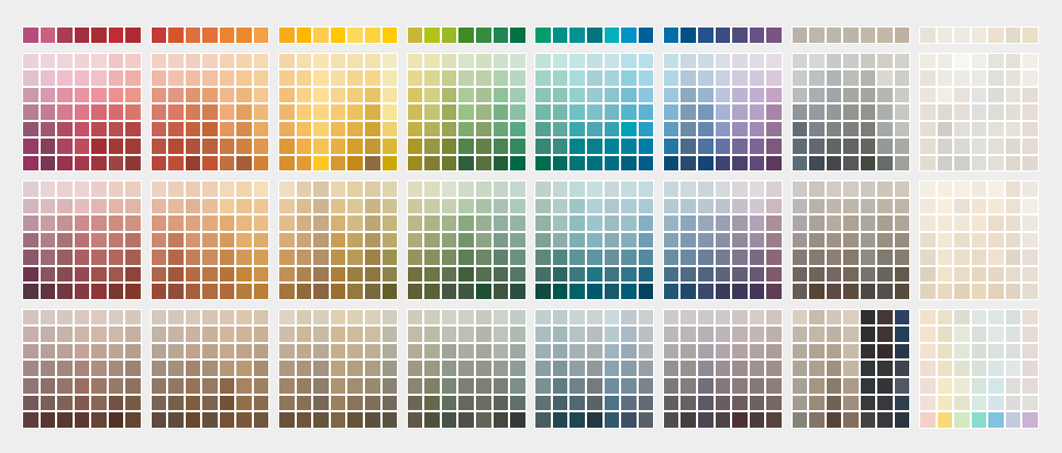 Sherwin-Williams Color Chart