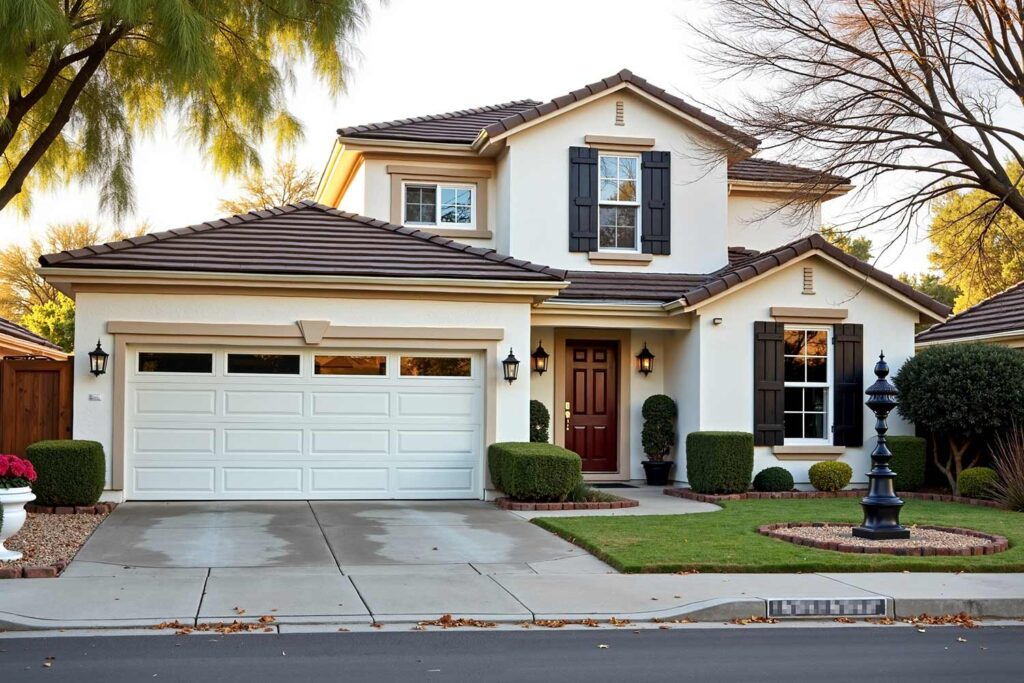 freshly painted Georgian house warm white walls black trim burgundy door, exterior home painting contractors, exterior painting and coating contractors, exterior paint application specialists, house painting contractors near me, exterior painting and renovation contractors, exterior paint and finishing specialists, residential exterior paint professionals, exterior house finishing painters