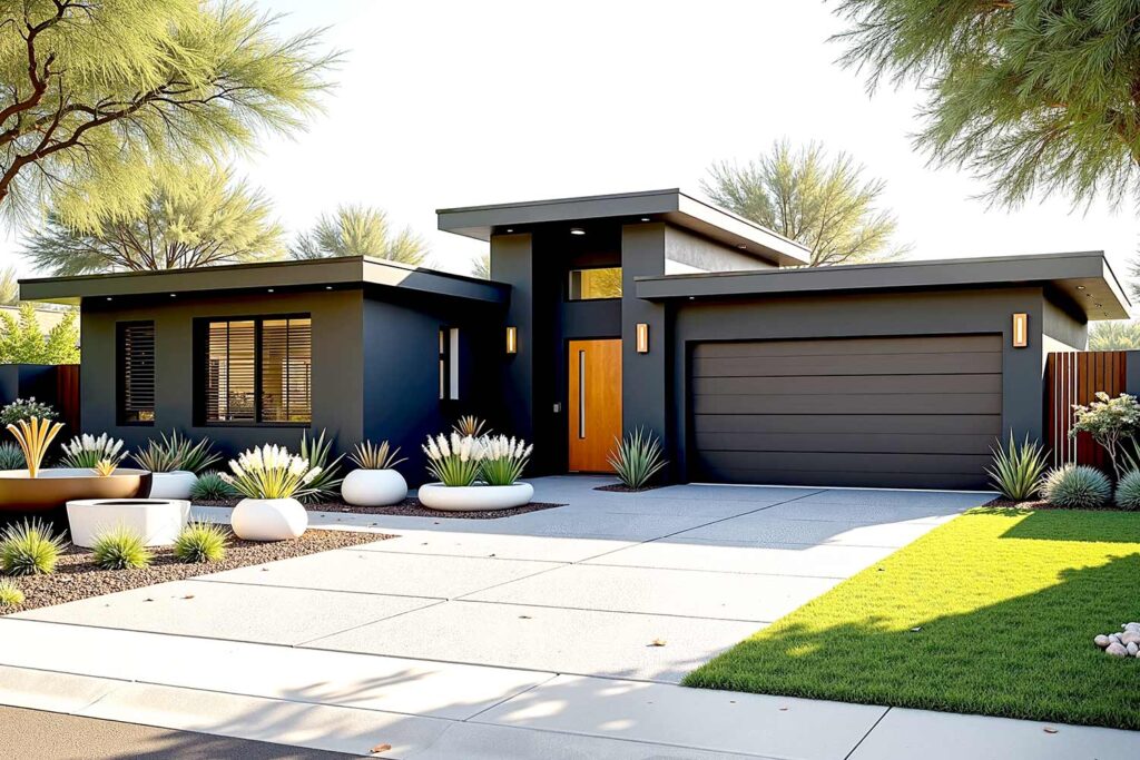 freshly painted Luxurious modern house with espresso walls charcoal trim, exterior painting experts, residential paint services, exterior house painting experts, licensed exterior painters, exterior paint contractors, home exterior paint specialists, exterior painting service providers, exterior facade painters, exterior wall painting contractors, house exterior painting professionals, exterior surface painters